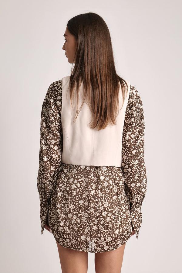 Sabina Musáyev ALFONSO VEST SUMMER SALE 50% OFF NATURAL