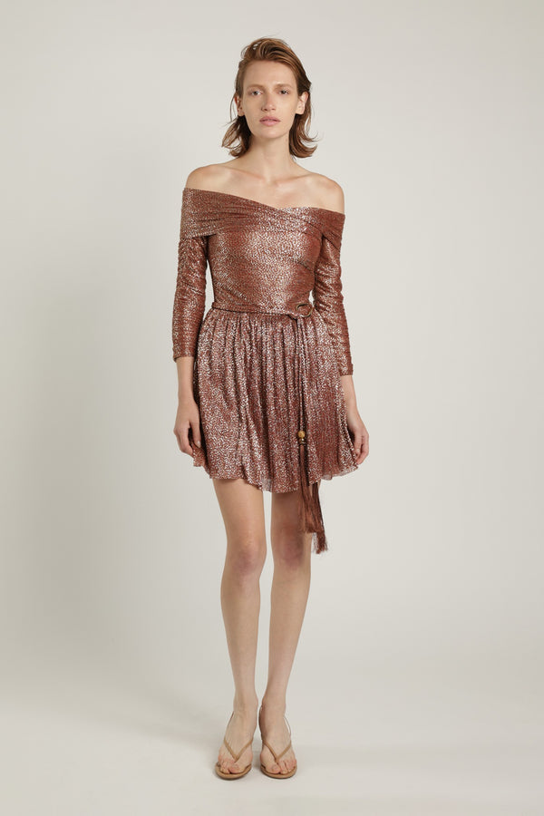 sabina musáyev BALLERINA DRESS SUMMER SALE 50% OFF RUST