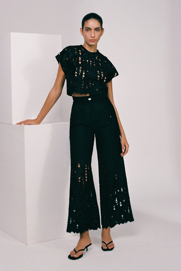 Sabina Musáyev BENDER PANTS PRE FALL WINTER 25/26 BLACK