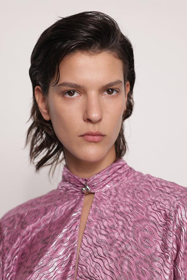 Sabina Musáyev BEVERLY TOP PRE FALL WINTER 25/26 MAUVE