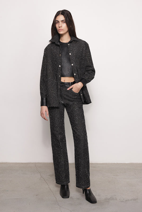 sabina musáyev BROOKE JACKET PRE FALL WINTER 25/26 BLACK