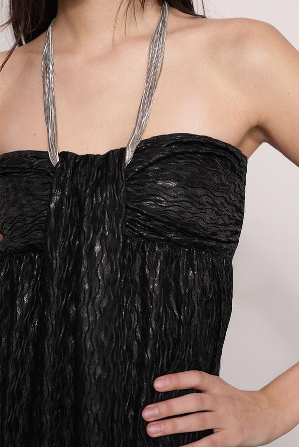 Sabina Musáyev BRUNA DRESS PRE FALL WINTER 25/26 BLACK