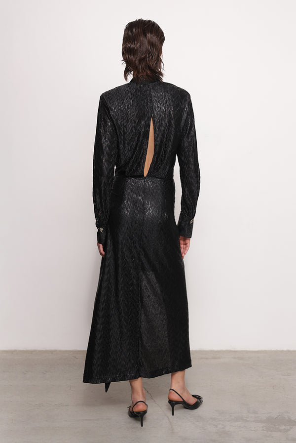 Sabina Musáyev CARLEY DRESS PRE FALL WINTER 25/26 BLACK
