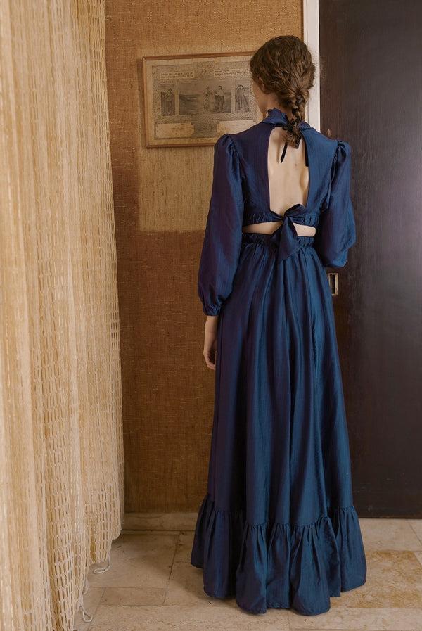 Sabina Musáyev CATA DRESS SOFT CASUAL DARK SAPPHIRE