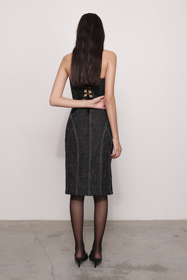 Sabina Musáyev CHERIN SKIRT PRE FALL WINTER 25/26 BLACK