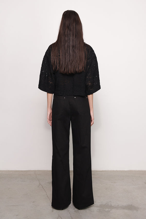 Sabina Musáyev COLMAR TOP PRE FALL WINTER 25/26 BLACK