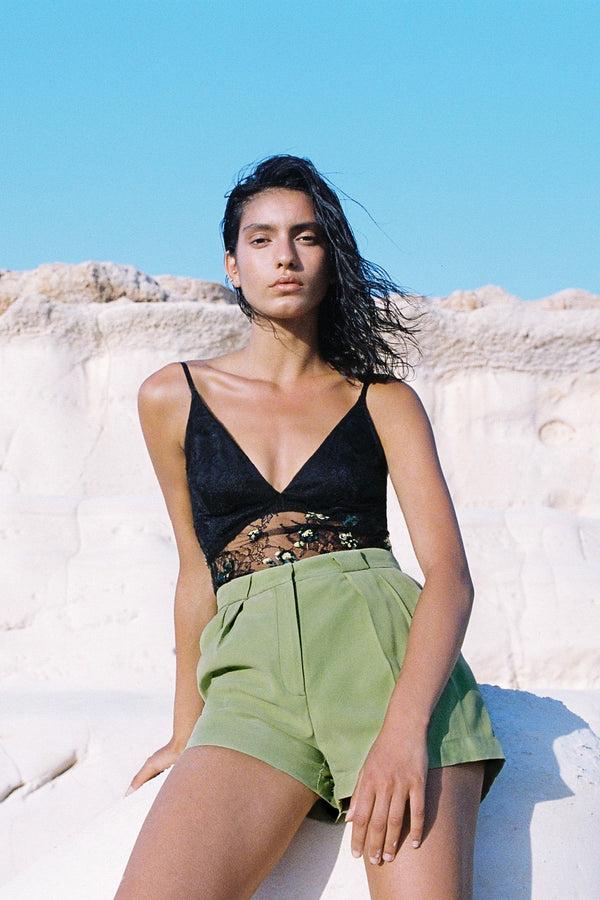 Sabina Musáyev CONNOR PANTS SUMMER SALE 50% OFF PALM GREEN