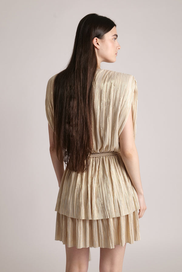 Sabina Musáyev DALIT DRESS SUMMER SALE 50% OFF SANDSTONE