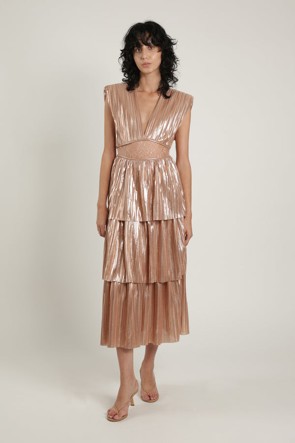 sabina musáyev DAVINA DRESS SUMMER SALE 50% OFF ROSE GOLD