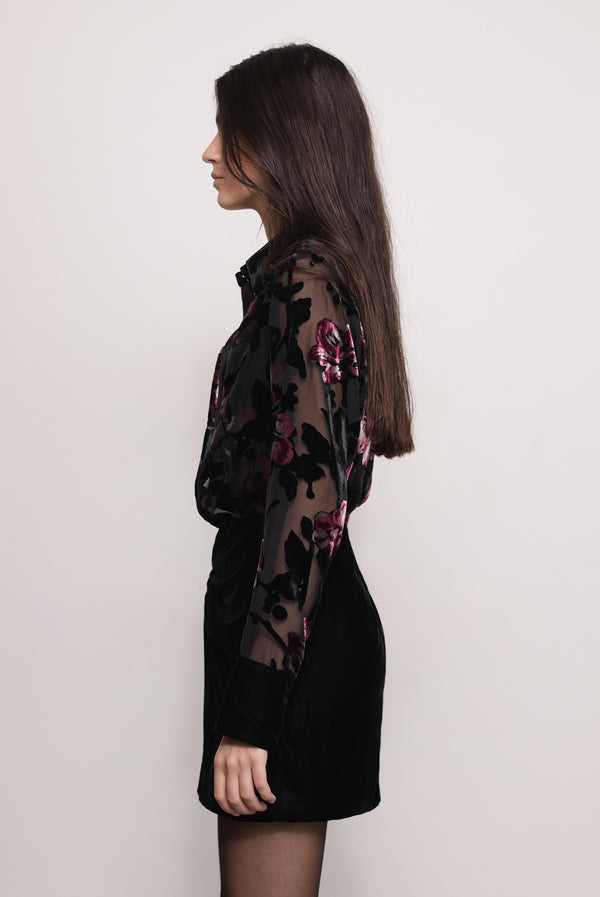 Sabina Musáyev DAVY DRESS PRE FALL WINTER 25/26 BLACK