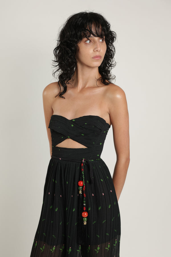 Sabina Musáyev ELIN JUMPSUIT SUMMER SALE 50% OFF BLACK PRINT