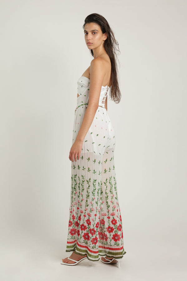 Sabina Musáyev ELIN JUMPSUIT SUMMER SALE 50% OFF WHITE PRINT