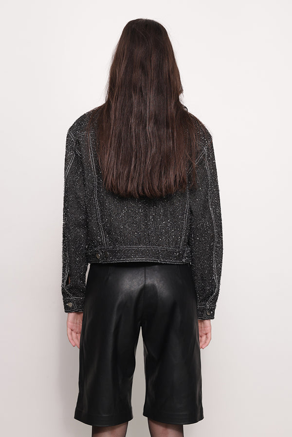 Sabina Musáyev ELLE BERMUDA PRE FALL WINTER 25/26 BLACK