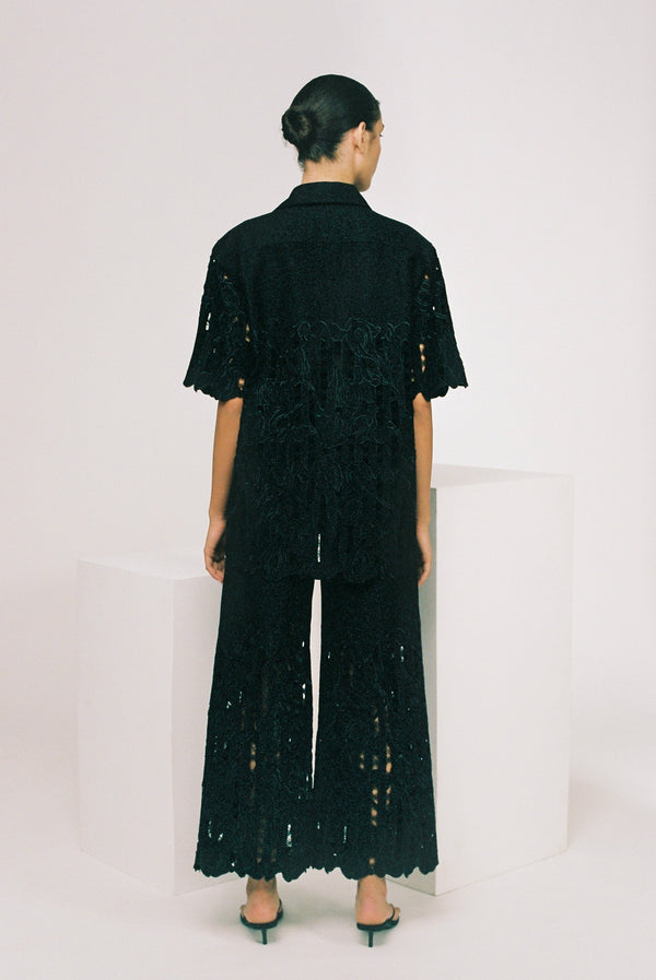 Sabina Musáyev EMILIO TOP PRE FALL WINTER 25/26 BLACK