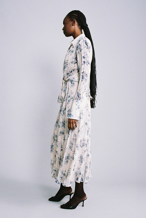 Sabina Musáyev FLUORITA SKIRT SOFT CASUAL WHITE PRINT