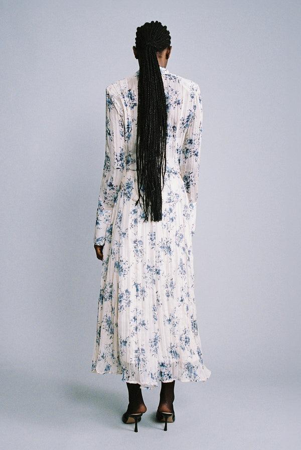 Sabina Musáyev FLUORITA SKIRT SOFT CASUAL WHITE PRINT