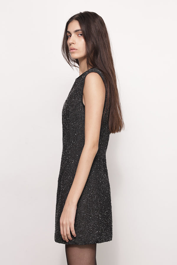 Sabina Musáyev GALLA DRESS PRE FALL WINTER 25/26 BLACK