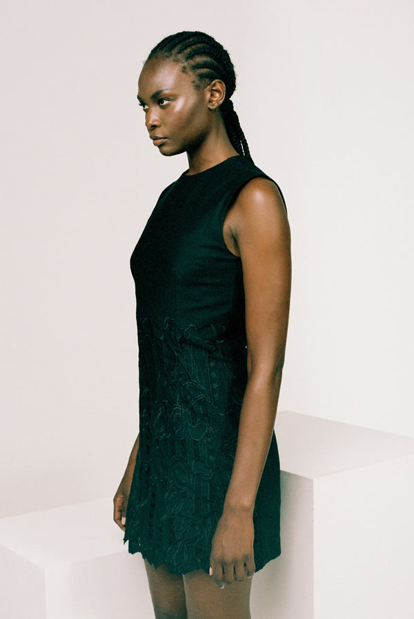 Sabina Musáyev GEORGIA DRESS PRE FALL WINTER 25/26 BLACK