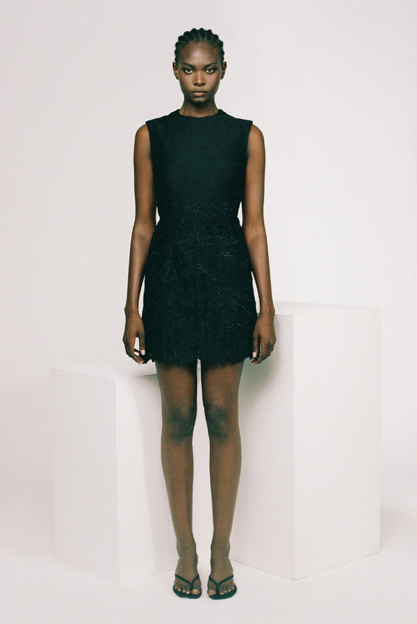 Sabina Musáyev GEORGIA DRESS PRE FALL WINTER 25/26 BLACK