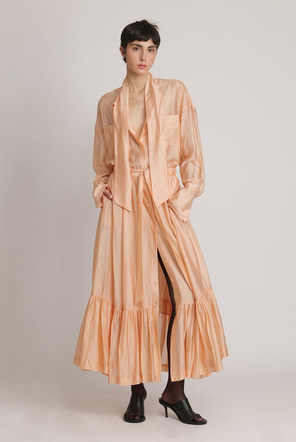 Sabina Musáyev HAIDEE SKIRT SOFT CASUAL PEARL BLUSH