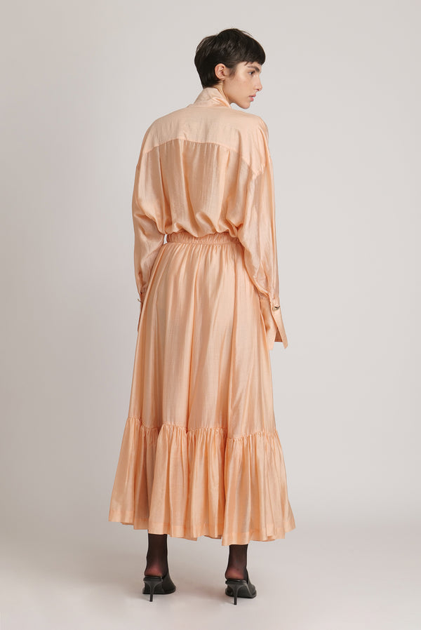 Sabina Musáyev HAIDEE SKIRT SOFT CASUAL PEARL BLUSH