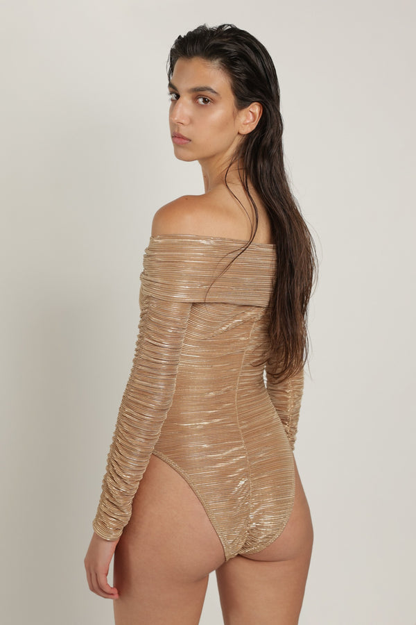 Sabina Musáyev IVAN BODYSUIT SUMMER SALE 50% OFF PECAN