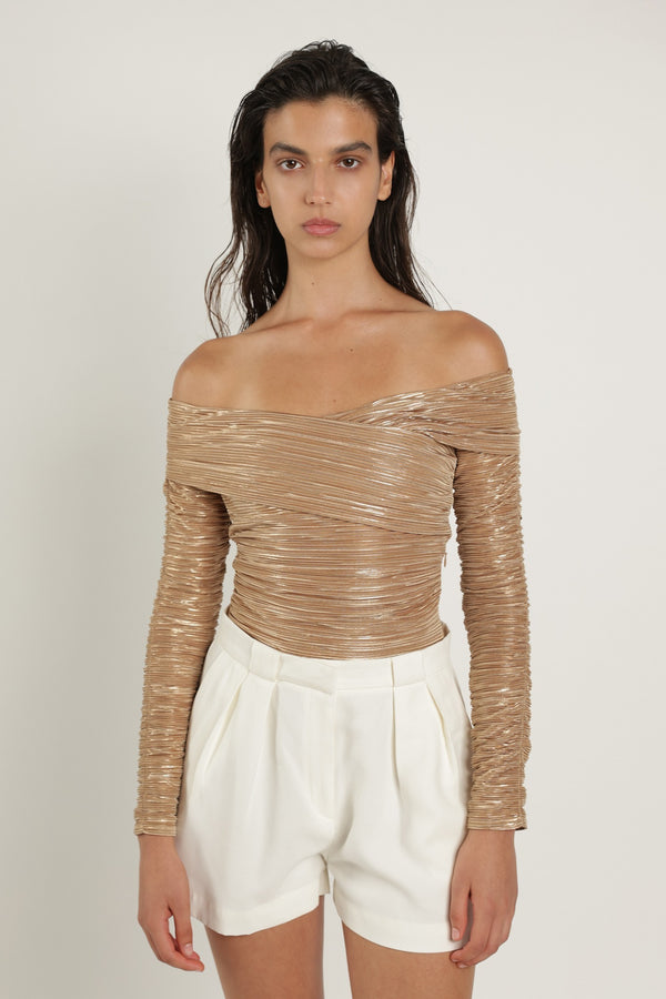 Sabina Musáyev IVAN BODYSUIT SUMMER SALE 50% OFF PECAN