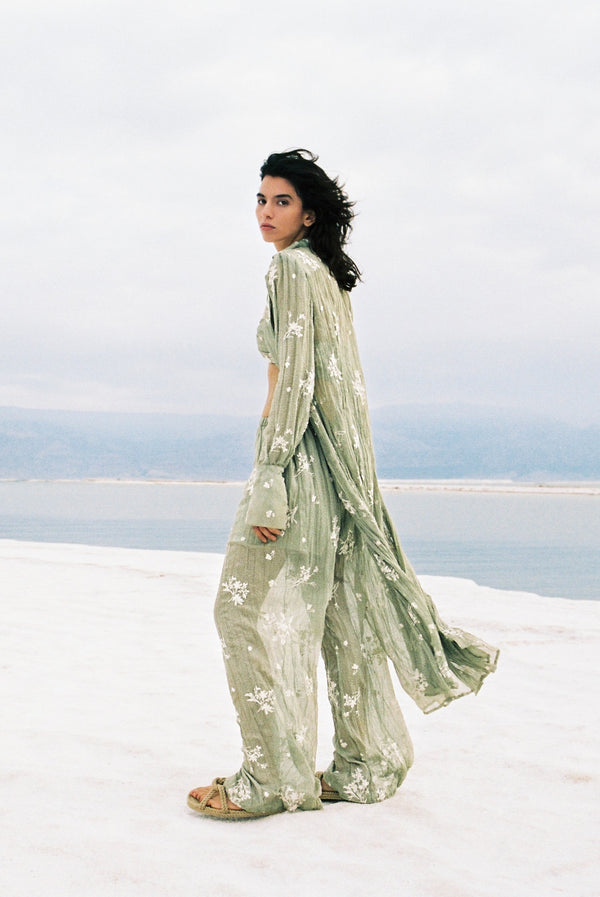 Sabina Musáyev JACE PANTS SUMMER SALE 50% OFF MOSS GREEN