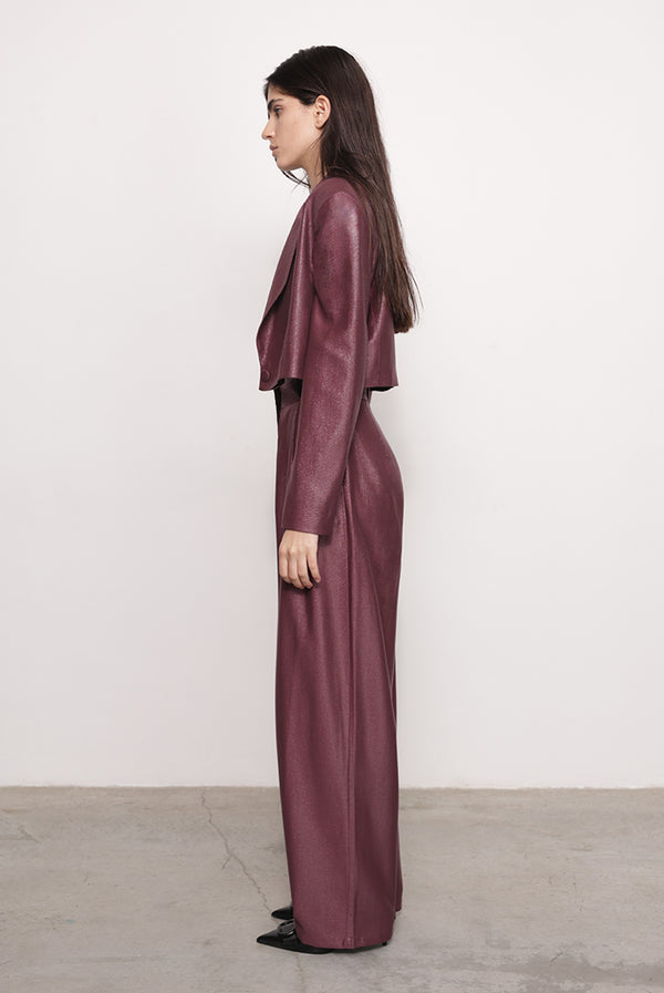 Sabina Musáyev JADEN PANTS PRE FALL WINTER 25/26 CHERRY