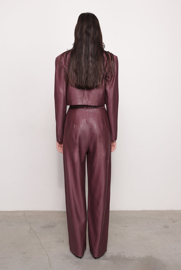Sabina Musáyev JADEN PANTS PRE FALL WINTER 25/26 CHERRY