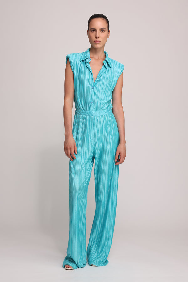 sabina musáyev JEREMIAH JUMPSUIT EVENING WEAR TURQUOISE