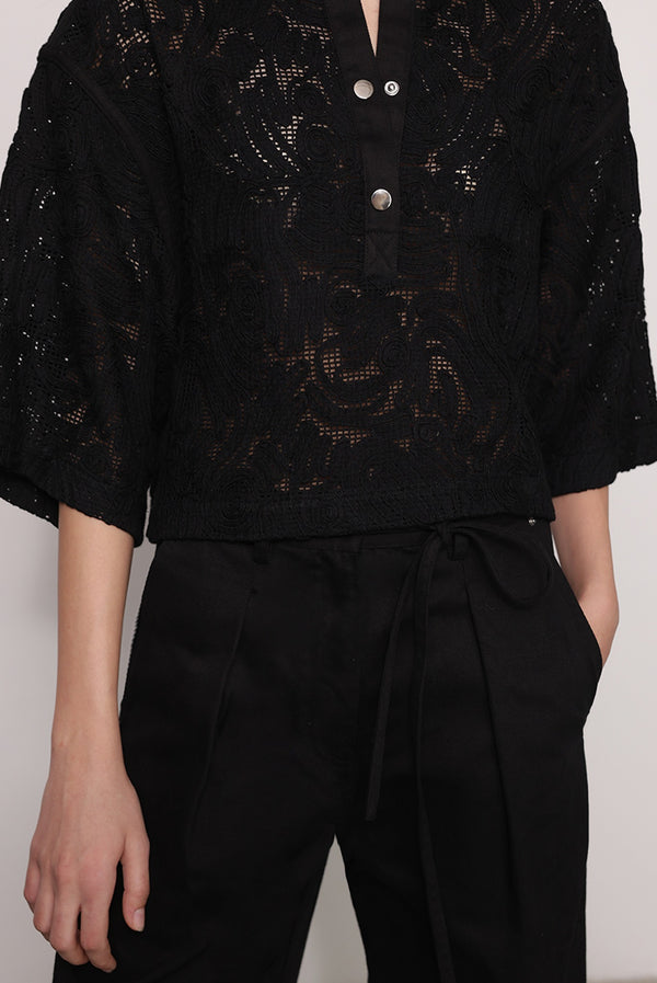 Sabina Musáyev JEREMY PANTS PRE FALL WINTER 25/26 BLACK