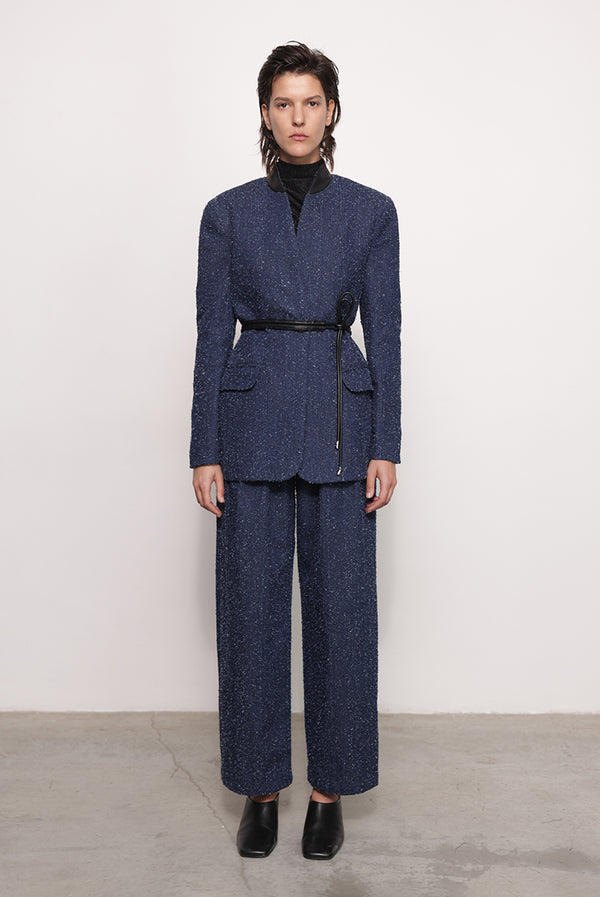 Sabina Musáyev JULIAN JACKET PRE FALL WINTER 25/26 DARK BLUE