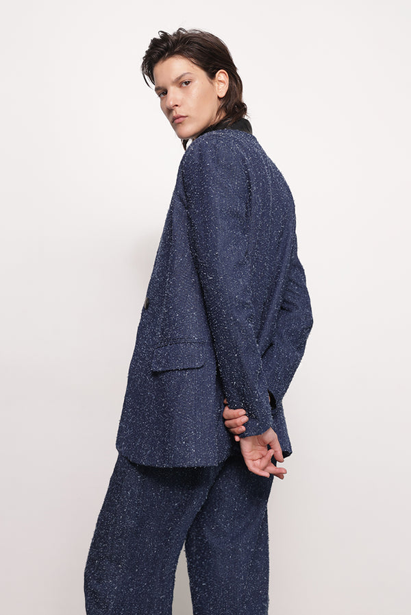 Sabina Musáyev JULIAN JACKET PRE FALL WINTER 25/26 DARK BLUE