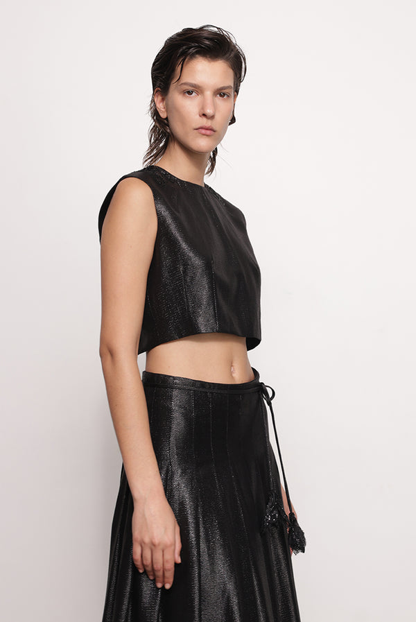 Sabina Musáyev JULIE SKIRT PRE FALL WINTER 25/26 BLACK