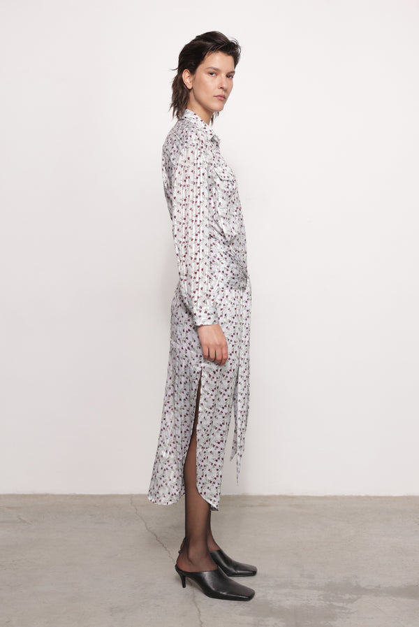 Sabina Musáyev JURA DRESS ALL ITEMS STERLING GREY PRINT