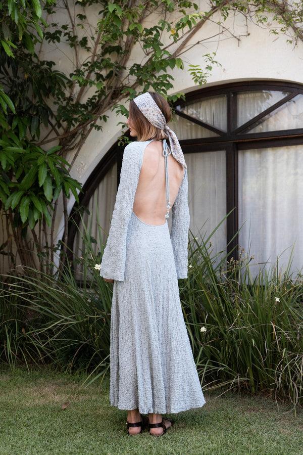 Sabina Musáyev KATHERINE DRESS SOFT CASUAL SKY BLUE