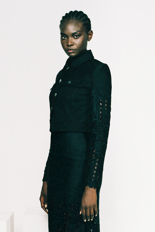 Sabina Musáyev KAYDEN JACKET PRE FALL WINTER 25/26 BLACK