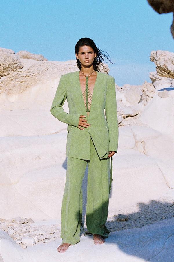 Sabina Musáyev KENZIE JACKET SUMMER SALE 50% OFF PALM GREEN