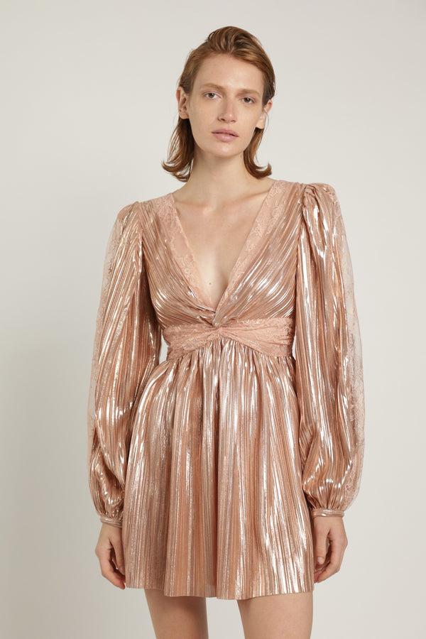 sabina musáyev LAUREL DRESS SUMMER SALE 50% OFF ROSE GOLD