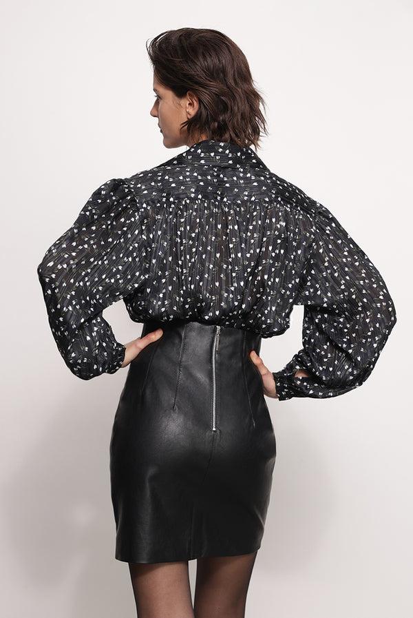 Sabina Musáyev LIA SKIRT PRE FALL WINTER 25/26 BLACK