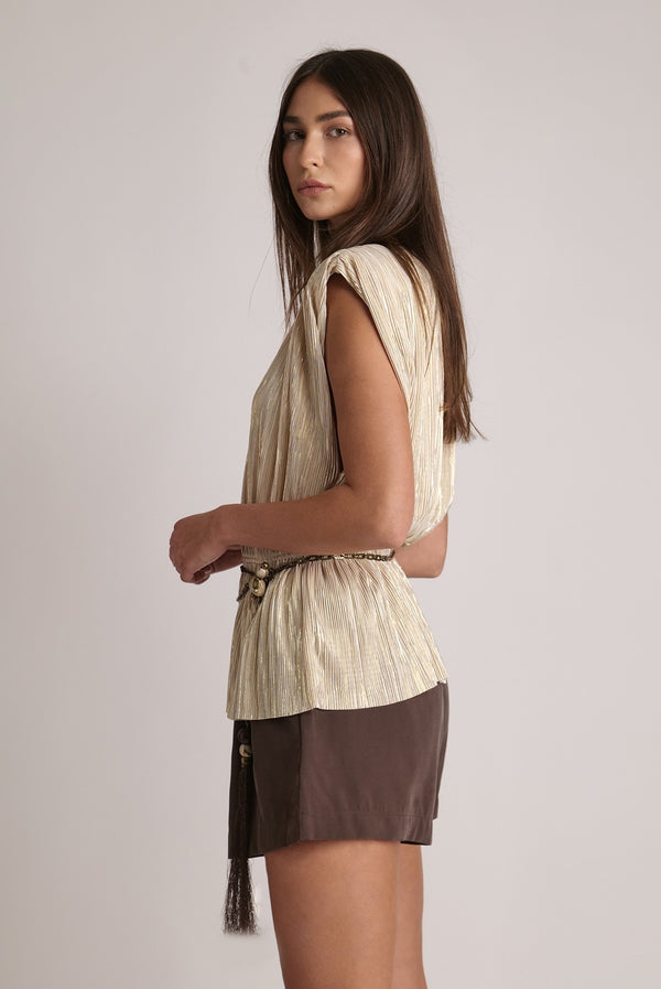 Sabina Musáyev LIRAZ TOP SUMMER SALE 50% OFF SANDSTONE