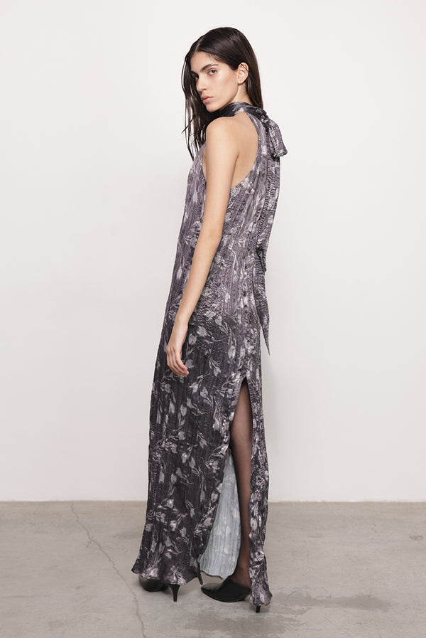 Sabina Musáyev LONDON DRESS ALL ITEMS GRAPHITE PRINT