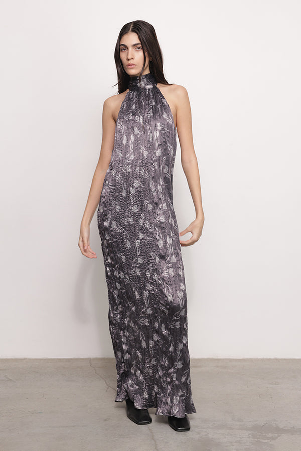 sabina musáyev LONDON DRESS ALL ITEMS GRAPHITE PRINT
