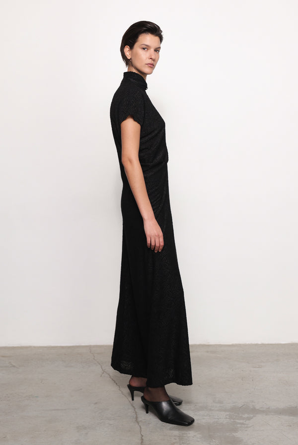 Sabina Musáyev MADLEN DRESS PRE FALL WINTER 25/26 BLACK