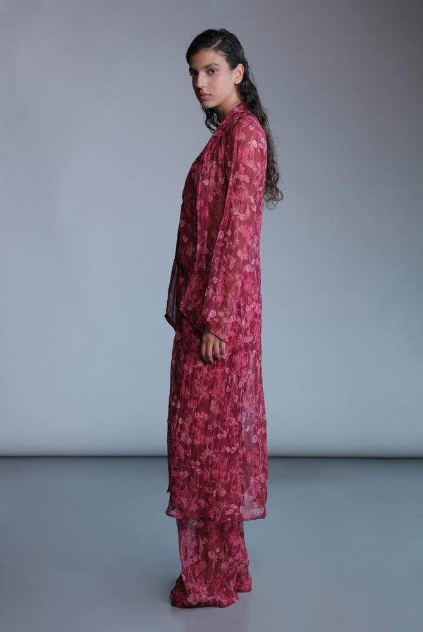 Sabina Musáyev MALIN TUNIC SOFT CASUAL FUCHSIA PINK PRINT