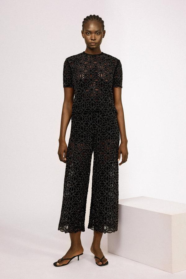 sabina musáyev MARTINO PANTS PRE FALL WINTER 25/26 BLACK