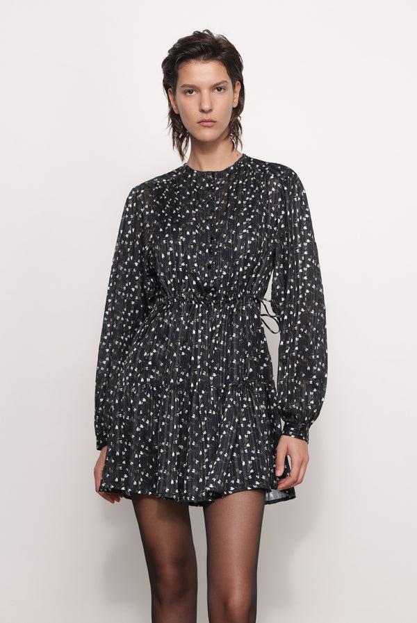 Sabina Musáyev MARYANNE DRESS ALL ITEMS BLACK PRINT