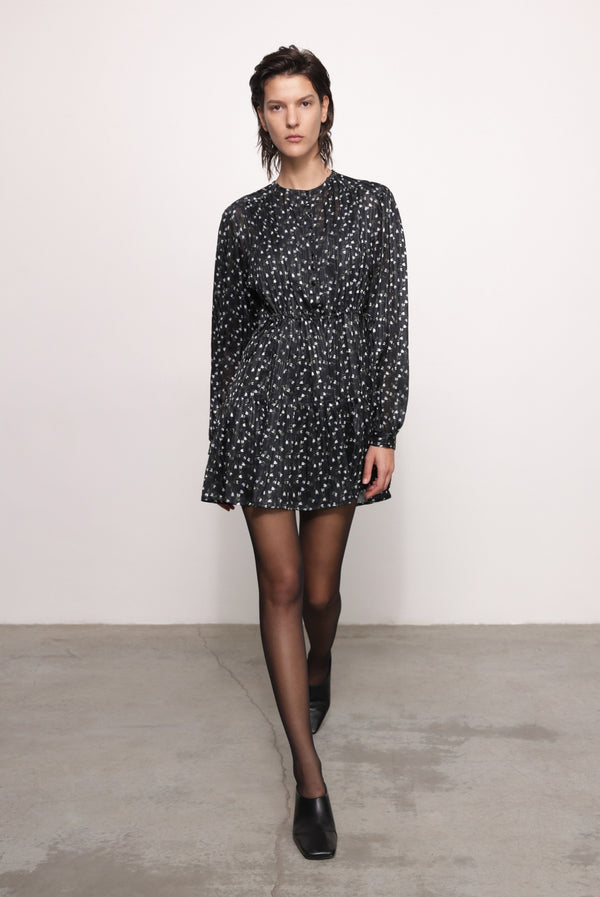 sabina musáyev MARYANNE DRESS ALL ITEMS BLACK PRINT