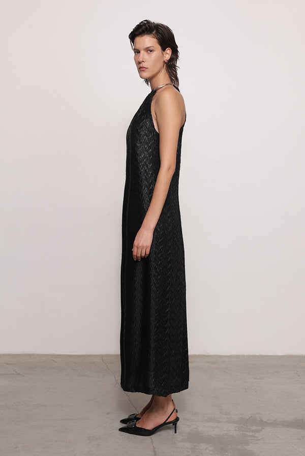 Sabina Musáyev MASON DRESS PRE FALL WINTER 25/26 BLACK